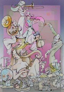 Boceto de la Falla grande de Malvarrosa - Ponz - Cavite