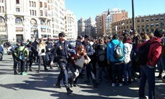 Policia Nacional. detenida. IES lluis vives