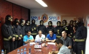 Dirigentes del SPPLB en las dependencias sindicales junto a otros efectivos del cuerpo./spplbiv Dirigentes del SPPLB en las dependencias sindicales junto a otros efectivos del cuerpo./spplbiv