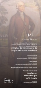 Cartel de la conferencia de Jovellanos