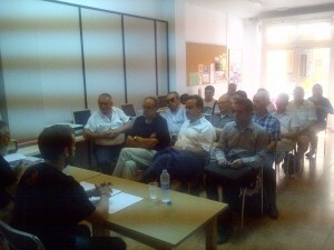 Un momento de la presentación del estudio con los concejales de la oposición Un momento de la presentación del estudio con los concejales de la oposición