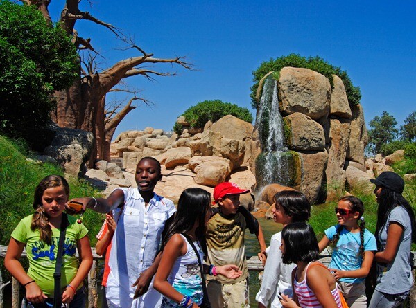 Los niños de San Ildefonso disfrutando de Bioparc - 19 julio 2012