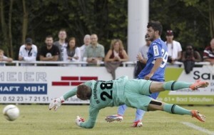 Uno de los cuatro goles lo marco Carles Gil/vlc