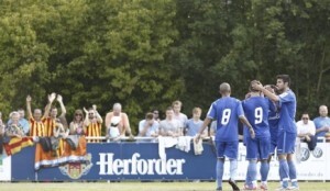 El Valencia C.F. estrenó la nueva equipación en el segundo amistoso/vlc