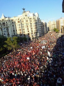Más de 260.000 personas participaron en la manifestación