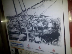 Cartel de la V exhibición de vela latina 