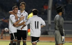 El Valencia C.F. goleó en Yakarta en su gira por Asia/lázaro de la peña