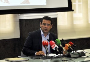 El edil Jorge Bellver en una comparecencia en la sala de prensa del ayuntamiento en el antiguo edificio de Tabacalera/vlc El edil Jorge Bellver en una comparecencia en la sala de prensa del ayuntamiento en el antiguo edificio de Tabacalera/vlc