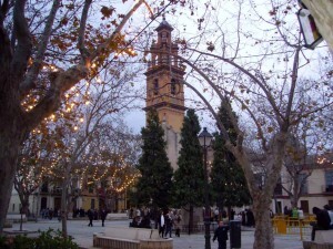 Plaza de Campanar en las fiestas navideñas/fiestassancristobal
