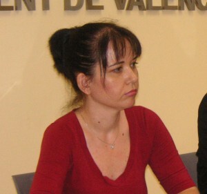 La concejala de Esquerra Unida que ha anunciado el fallo del TSJ y la pérdida de tres millones de euros para las arcas municipales/eu