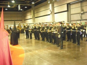 La banda de ccytt del Cristo de los Necesitados de Aldaia en FeriaDiké/necesitados