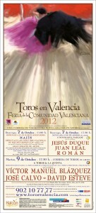 Cartel de los festejos taurinos previstos para el 7 y el 9 de octubre