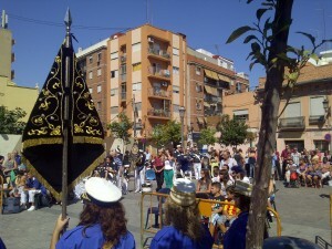 Aspecto de la plaza Virgen de Vallivana del Cabanyal durante el certamen/vlcciudad Aspecto de la plaza Virgen de Vallivana del Cabanyal durante el certamen/vlcciudad