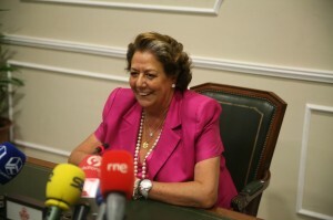 La alcaldesa de Valencia en la primera rueda de prensa después del verano/josé sapena La alcaldesa de Valencia en la primera rueda de prensa después del verano/josé sapena