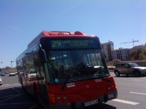 Los autobuses de la línea 29 dejarán de circular por Mislata desde el lunes