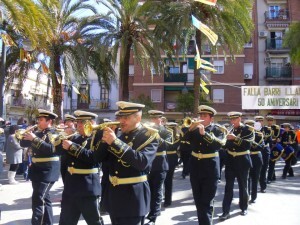La banda Santa Cecilia de Alfafar en el certamen de NPJ de la Sentencia en marzo de 2012 La banda Santa Cecilia de Alfafar en el certamen de NPJ de la Sentencia en marzo de 2012