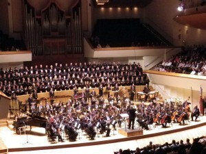 El Ateneo Musical del Puerto en el estreno de la obra en el Palau/vocesdecuenca El Ateneo Musical del Puerto en el estreno de la obra en el Palau/vocesdecuenca
