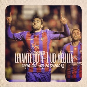 El Levante U.D. pasa a octavos tras ganar 4-1 al Melilla/levante