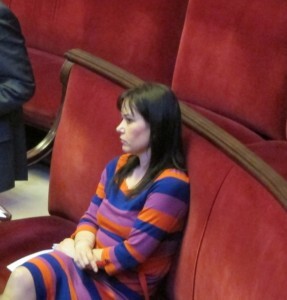 La concejala de EU Rosa Albert La concejala de EU Rosa Albert