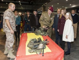 En el pabellón del Ejército donde se exponen las unidades existentes en Valencia/isaac ferrera