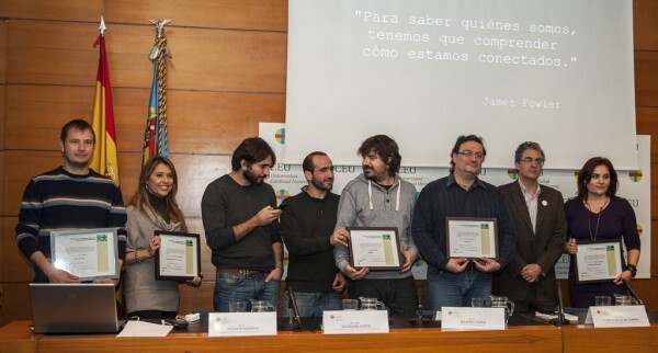 Premios Oimed 2012. Foto de grupo con todos los premiados