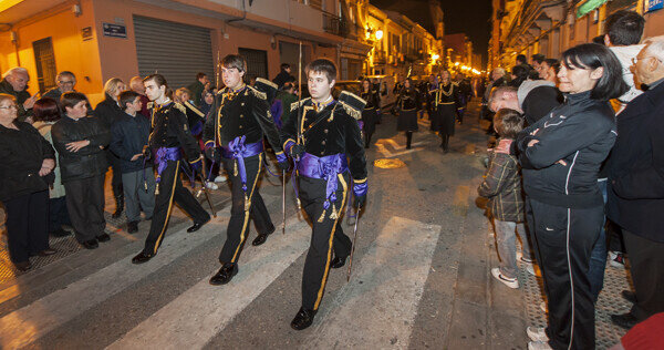 Cofradía de Granaderos de la Virgen de la Soledad. Foto: Isaac Ferrera