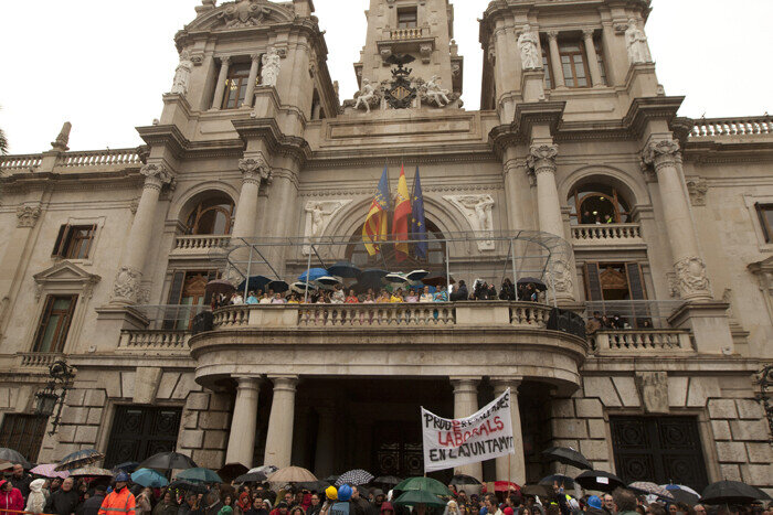 Mascletà de Peñarroja, 1 de marzo. Foto: Manuel Molines