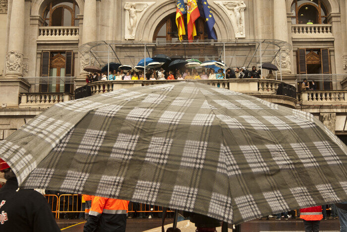 Mascletà de Peñarroja, 1 de marzo. Foto: Manuel Molines