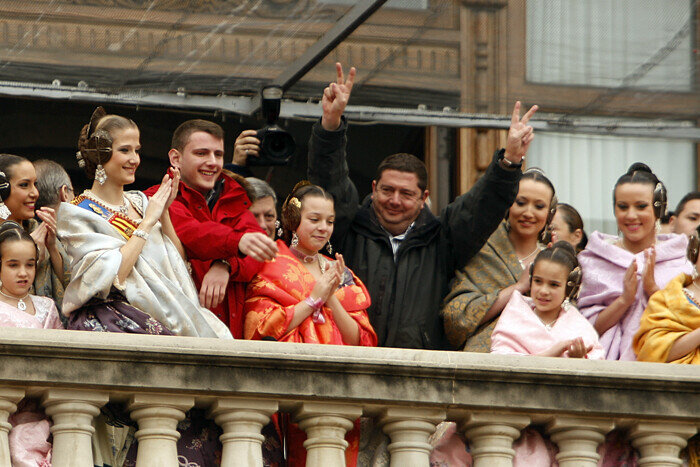 Mascletà de Peñarroja, 1 de marzo. Foto: Manuel Molines