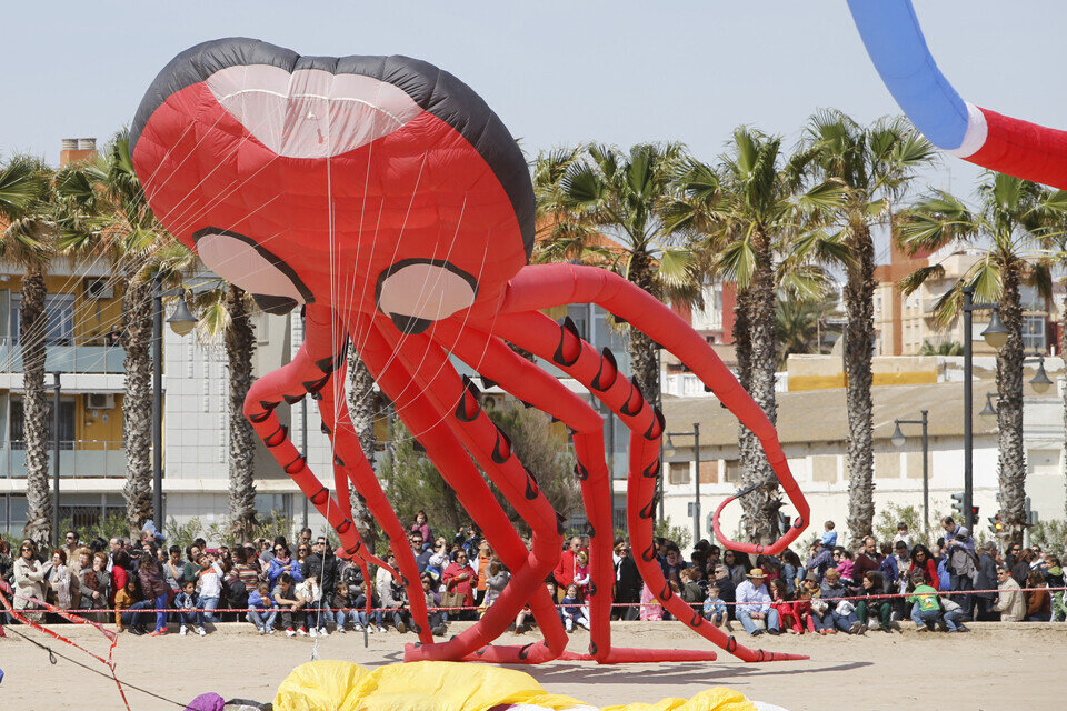 XVI FESTIVAL DE COMETAS, PLAYA MALVARROSA.