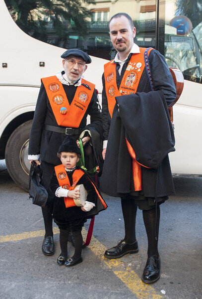 Tres generaciones de tunos. Foto: Isaac Ferrera