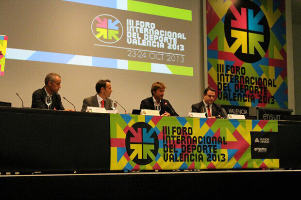 Serrahima,Ferrero. Mateo Castella y Bailach en el Foro Internacional del Deporte. Foto: Francisco Estellés.