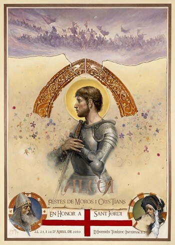 Cartel de fiestas de Alcoy.