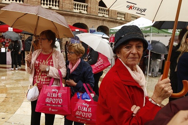 La consellera participa en el acto institucional contra el cáncer de mama, organizado por la Asociación Española Contra el Cáncer de Valencia (AECC),. *** Local Caption *** Sanidad