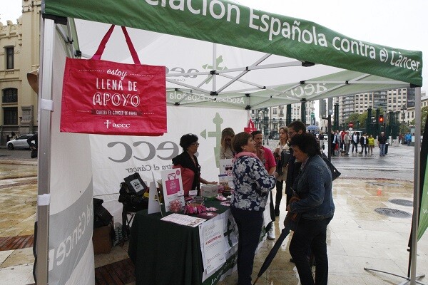 La consellera participa en el acto institucional contra el cáncer de mama, organizado por la Asociación Española Contra el Cáncer de Valencia (AECC),. *** Local Caption *** Sanidad