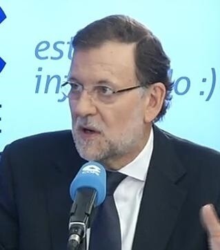 Rajoy en su entrevista en la cadena Cope.