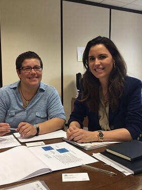 Isabel García y Susana Pérez Amor.