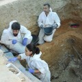 El equipo de arqueólogos de ArqueoAntro durante las excavaciones.