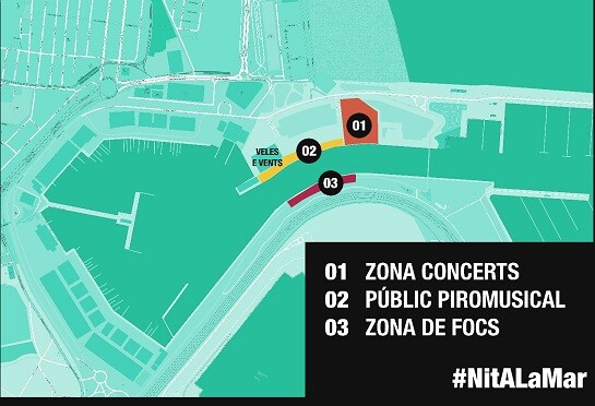 Plano de Nit A La Mar.