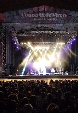 Un concierto en Viveros.