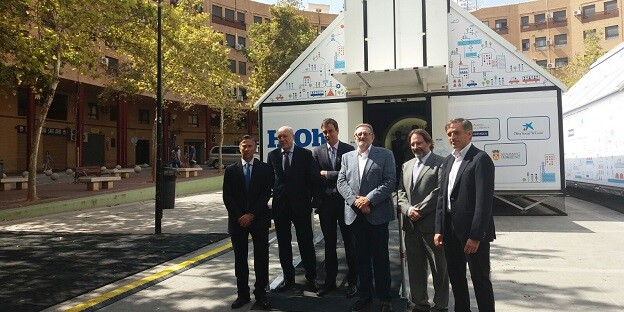 Organizadores y colaboradores de la exposición.