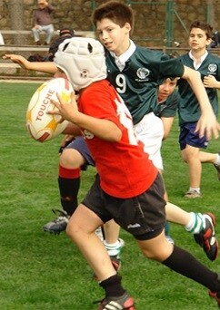 Rugby infantil.