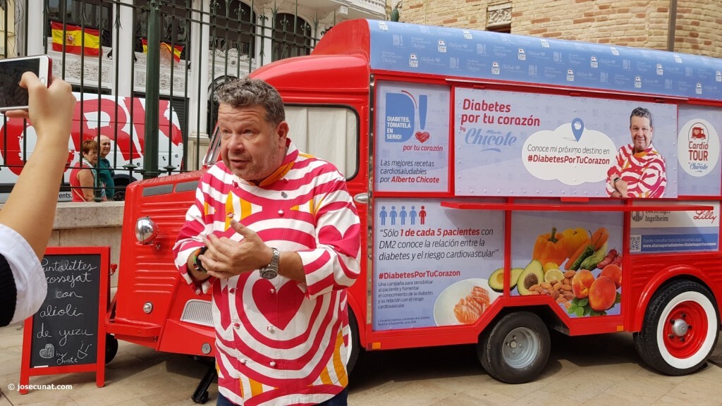 Alberto Chicote ha visitado Valencia con su foodtruck #diabetespor tu corazon (1)