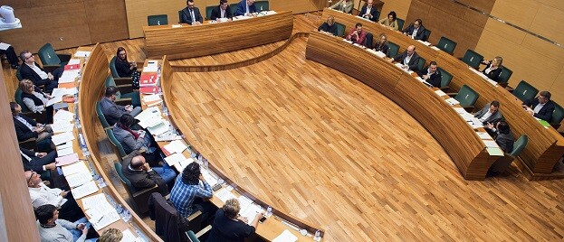 Pleno de la Diputación.