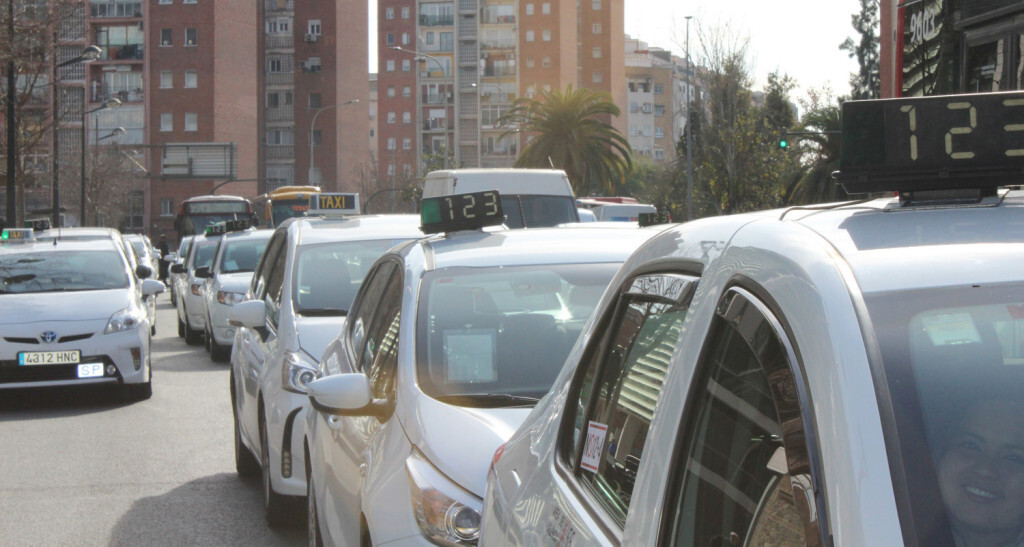 taxis manifestacion contra regulacion