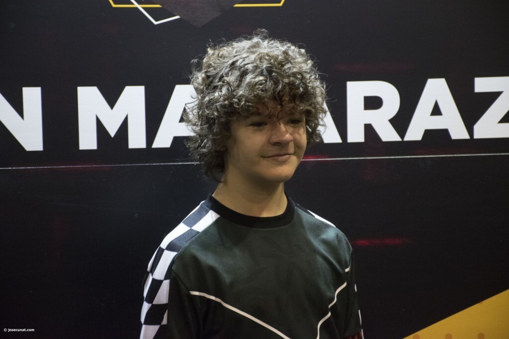 Dustin de Stranger Things a la Comic Con Gaten Matarazzo 20180224 (14)