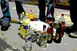 Botellón en el barrio de Marxalenes