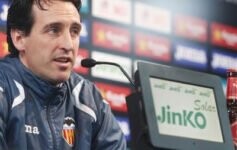 Emery en la rueda de prensa previa al Barça - Valencia en Copa