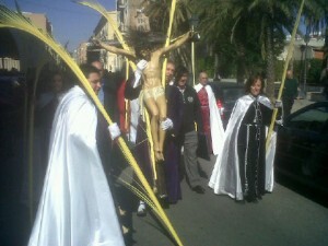 Cristo de la Palma en la Semana Santa Marinera