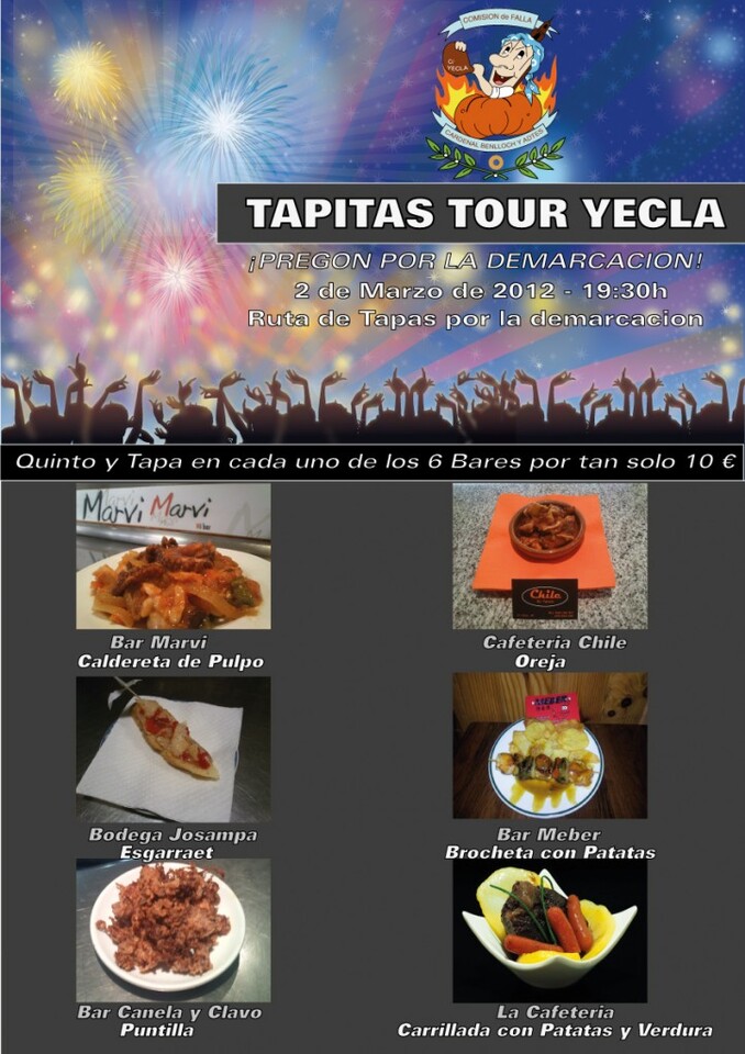 Cartel de la iniciativa de tapas del pasado mes de marzo
